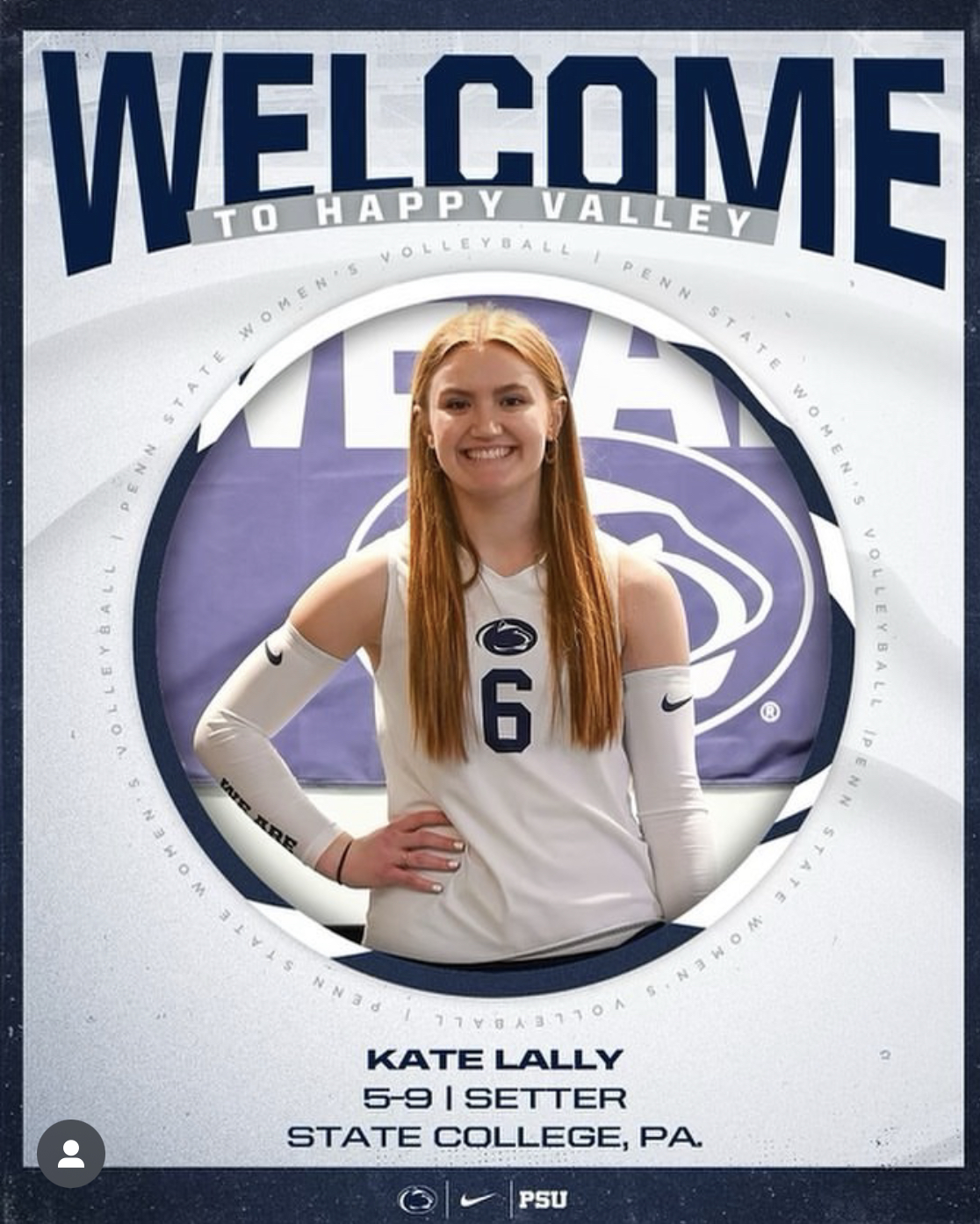 Kate Lally PSU Announcement